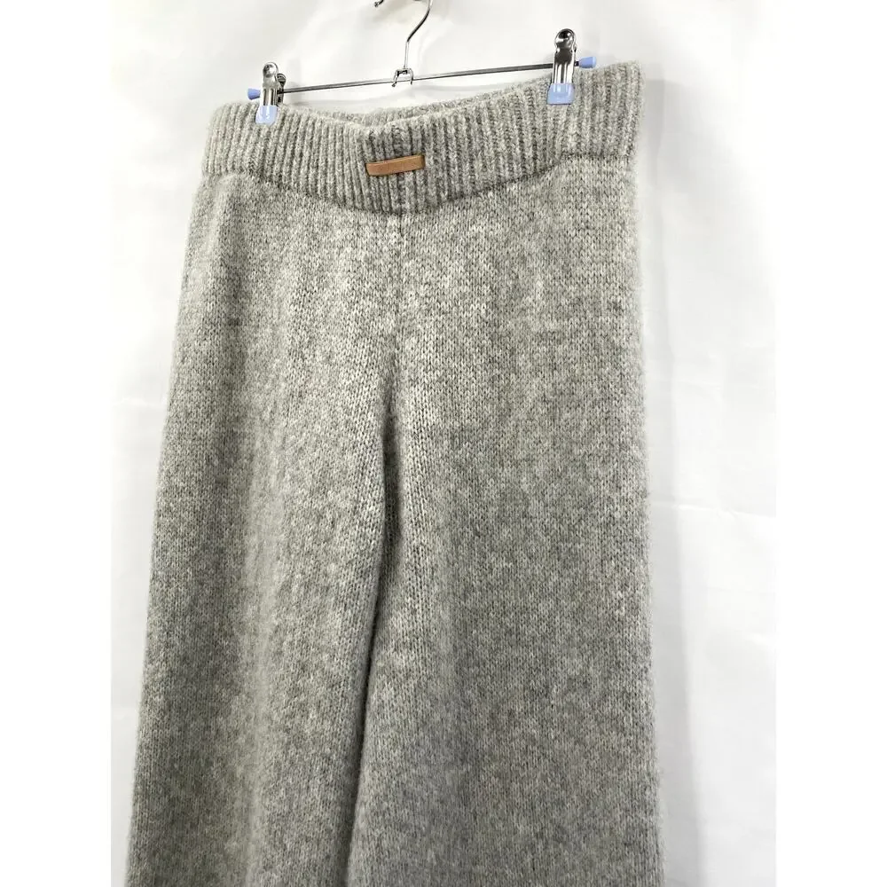 Lunya Cozy Gray Alpaca Knit Bubble jogger Pants L/XL - Picture 4 of 7